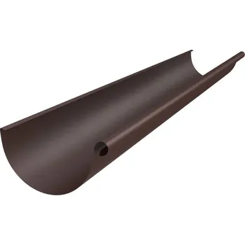 okap Žlab okapový ROBUST rozvinutá šířka 250 mm tmavě hnědá – 6 m