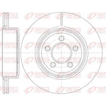 Brzdový kotouč Brzdový kotouč REMSA 61270.10
