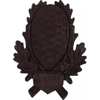 Obraz Dřevo Novák Podložka pod trofej, řezbovaná, srnec č.131 Barva: Černá