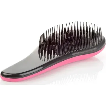 kartáč na vlasy Antistatický rozčesávací kartáč masážní | hřeben - RŮŽOVĚ ČERVENÁ