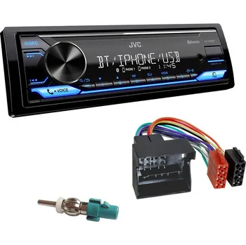 Audio Autorádio TOYOTA ProAce JVC KD-X382BT Bluetooth s instalační sadou
