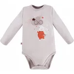 Eevi: Body s dlouhým rukávem šedé se slonem vel. 86