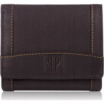 Peněženka Paolo Peruzzi peněženka z přírodní kůže hnědá - muž