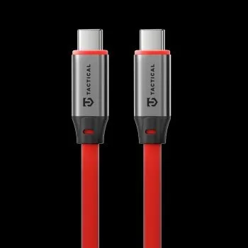 Datový kabel Tactical Fat Man 2.0 Cable USB-C USB-C 1m Red