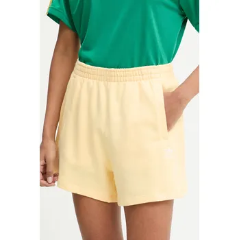 Bavlněné šortky adidas Originals KC9153 žlutá 11X, vel. XS