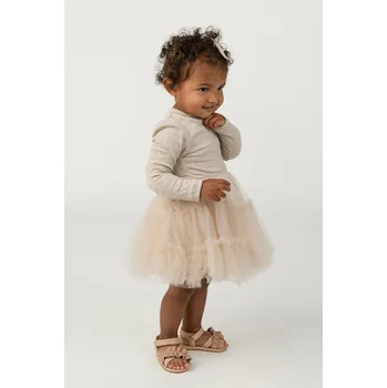 Dámské šaty Kojenecké šaty Donsje Aurin Dress 4113700.74.92 béžová 02X, vel. 74