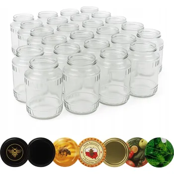 Sklenice Skleněná zavařovací sklenice Bimberek 720 ml čirá, vhodná pro mražení a mytí v myčce