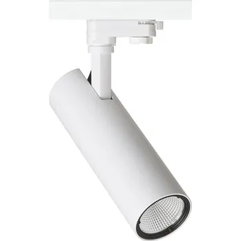 Venkovní osvětlení RENDL BAHIA pro tříokr. lištu bílá 230V LED 28W 38° 3000K R12823