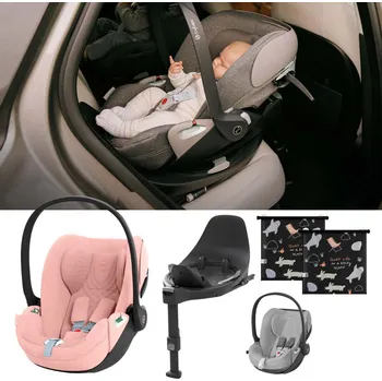 Autosedačka CYBEX Platinum Cloud T i-Size Plus Peach Pink + báze a příslušenství
