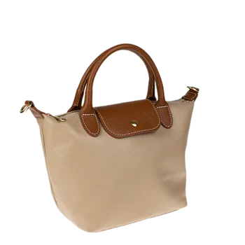 Kabelka NovaKabelka.cz Kožená italská crossbody kabelka Fiorella Cappuccino