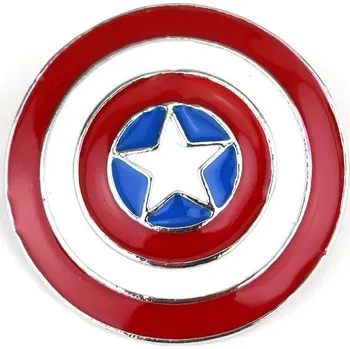 Captain america stít kovový odznak | brož - Brože-350852