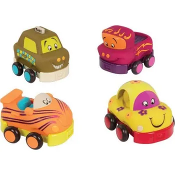 Dětské zboží B.TOYS Autíčka na setrvačník Wheeee-ls! Khaki