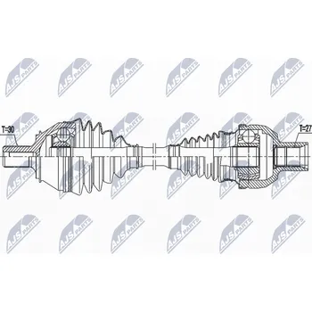 Poloosa kola Hnací hřídel AJS Parts NPW-ME-158