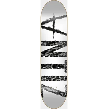 Skateboard Antiz Team Big Script (white/black) 7.75