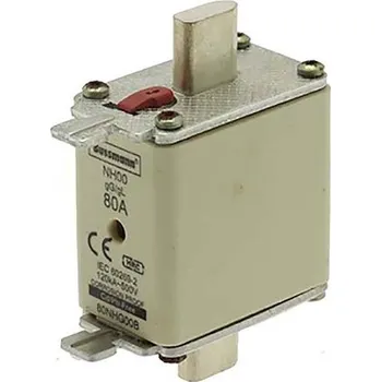 Eaton 80NHG00B NH pojistka s mechanickým ukazatelem zajištění velikost pojistky = 00 80 A 500 V 3 ks