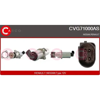 Ventil palivového systému AGR-Ventil CASCO CVG71000AS