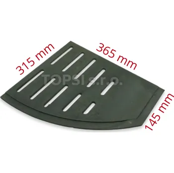 Krbová kamna Invicta Sedan - rošt - levá polovina (ref. 610524)