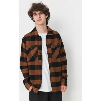 Pánská košile Dickies New Sacramento (toffee) L, hnědá