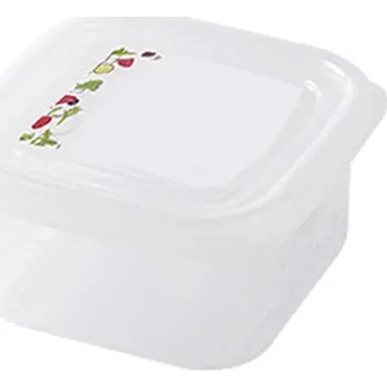 Dóza na potraviny Plastový potravinový box do mrazáku | kuchyňská dóza - Rectangle , 3 ks