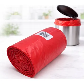 Pytle na odpadky Pytle na odpadky Raz Dwa červené extra silné z recyklovaného materiálu 60 l 50 ks