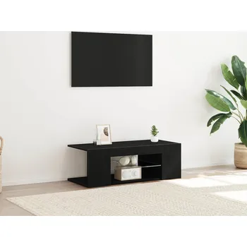 Televizní stolek vidaXL Televizní skříň Černý dub 90 x 39 x 30 cm kompozitní dřevo [862562]