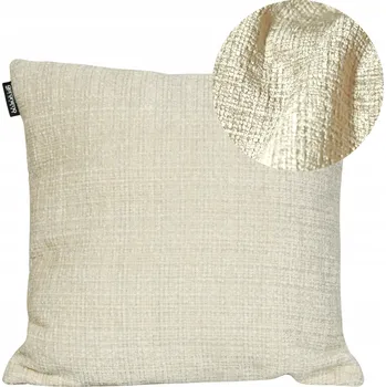 Polštář Dekorativní Polštář do obývacího pokoje Polštář FLUFFY 45x45cm měkký béžový