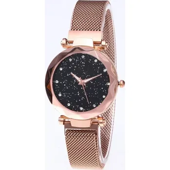 Hodinky Elegantní třpytivé nerezové hodinky | dámské doplňky - Růžové zlato
