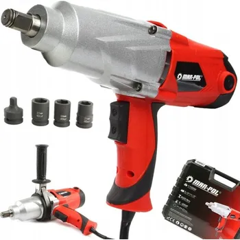 PNEUMATICKÝ RÁZOVÝ UTAHOVÁK 3/4" + 1/2" 1100W, SADA NÁSTRČNÝCH KLÍČŮ 21, 24, 27 mm