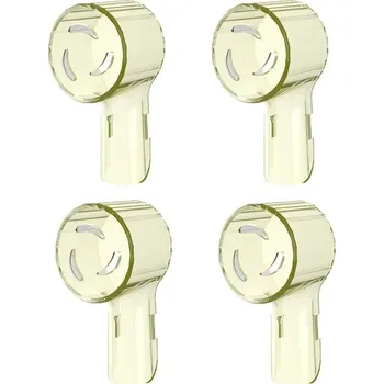 Péče o chrup 4 ks Ochranný obal na hlavice Oral B | krytky kartáčku, cestovní ochrana - Žluť , 4 KS