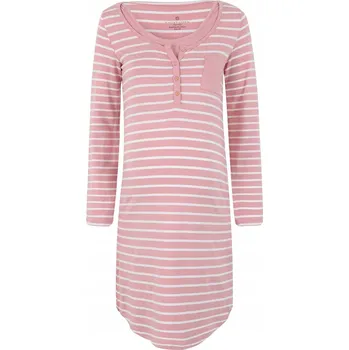 Dámská noční košile Dámská noční těhotenská košile Bellybutton Maternity růžová, vel. S
