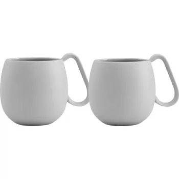 Hrnek NINA 250 ml, sada 2 ks, šedá, Viva Scandinavia - doprava zdarma od 2999 Kč