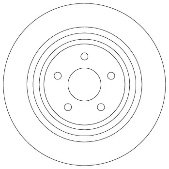 Brzdový kotouč Brzdový kotouč TRW DF6976