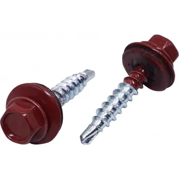 Šroub Covernit Farmářský samořezný šroub 4,8 x 35 mm RAL 3011, V balení: 250 ks