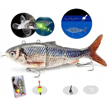 Umělá nástraha Elektrická živá návnada - ryba - rybářská nástraha 13cm 42g dárek