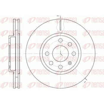Brzdový kotouč Brzdový kotouč REMSA 6611.10