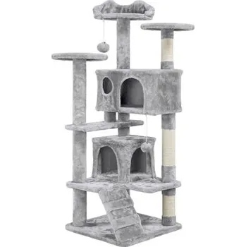 Škrabadlo pro kočky 593122 Light Gray, 139 cm - B YAHEETECH