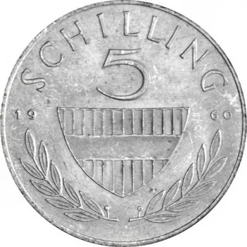 Stříbrná mince 5 Schilling Silber