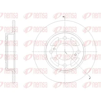 Brzdový kotouč Brzdový kotouč REMSA 62099.00