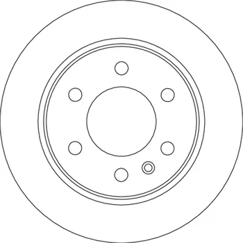 Brzdový kotouč Brzdový kotouč TRW DF6723S