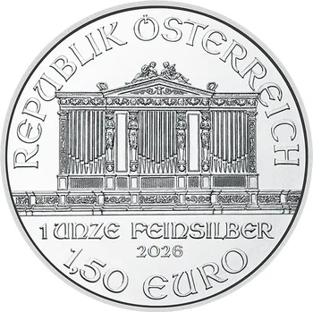 Münze Österreich Wiener Philharmoniker 1 oz 2026 stříbrná mince 31,1 g