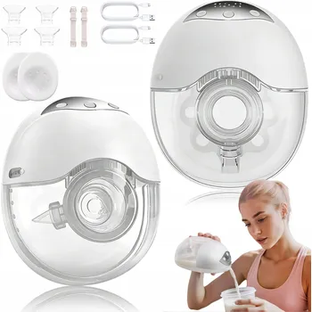 ODSÁVAČKA MATEŘSKÉHO MLÉKA ELEKTRICKÁ BEZDRÁTOVÁ MUŠLOVÁ 12 ÚROVNÍ SÁNÍ