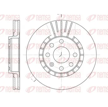 Brzdový kotouč Brzdový kotouč REMSA 6178.10