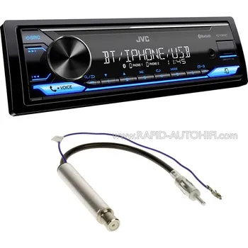 Audio Autorádio ŠKODA Superb I. JVC KD-X382BT Bluetooth s instalační sadou