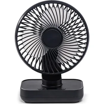 Domácí ventilátor Oscilující bezdrátový stolní ventilátor usb | větrák 2 ks - Tmavě modrá