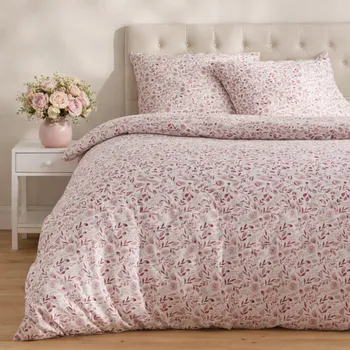 Povlečení Bavlněné Povlečení s růžemi a květinami 160x200 Home&You home and you 100% bavlna