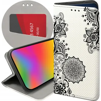 Pouzdro na mobilní telefon Flipové pouzdro Hello Case černé aztécké pro iPhone 7/8/SE