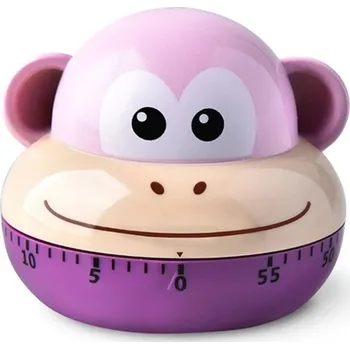 Kuchyňská minutka Roztomilá mechanická kuchyňská minutka | kuchyňské potřeby - malá opička