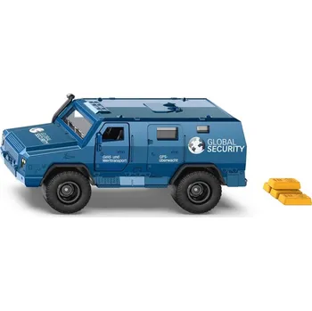 Dětské zboží Auto Siku Super - bezpečnostní auto pro přepravu peněz a cenností s nálepkami, 1:50