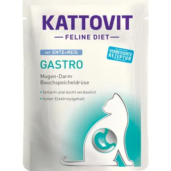 KATTOVIT Feline Diet Adult Gastro kapsička kachna/rýže, 24x 85 g