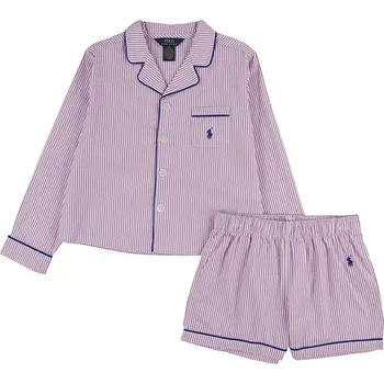 Pánské pyžamo Dětské bavlněné pyžamo Polo Ralph Lauren 4P0285 růžová 30X, vel. 140-155